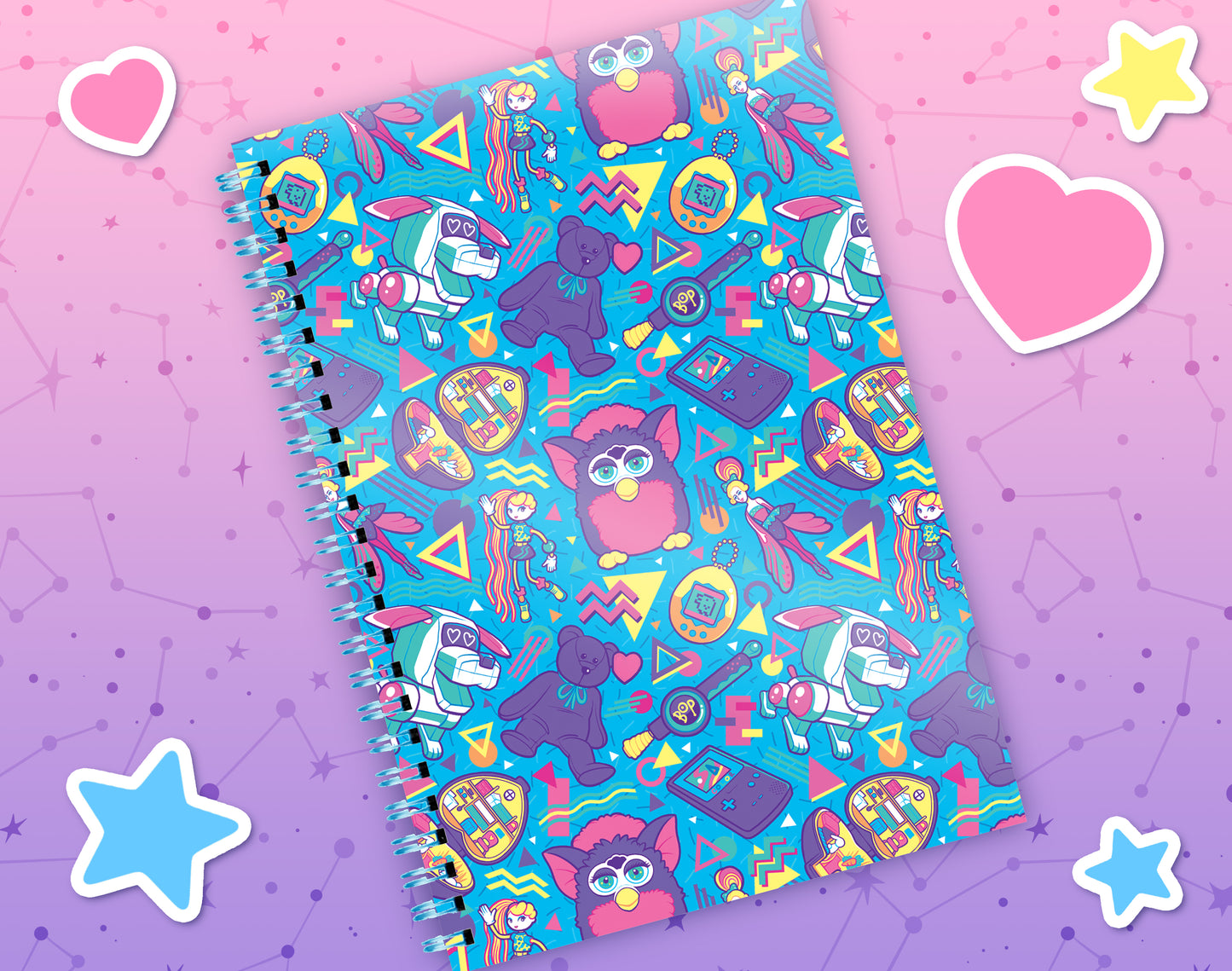 90’s Toybox Reusable Sticker Book