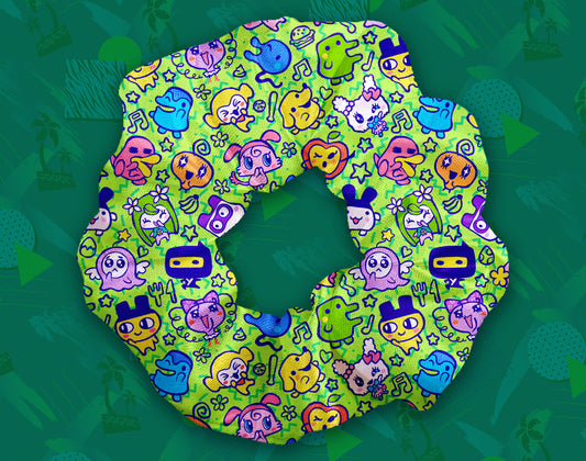 Tamagotchi Time Scrunchie