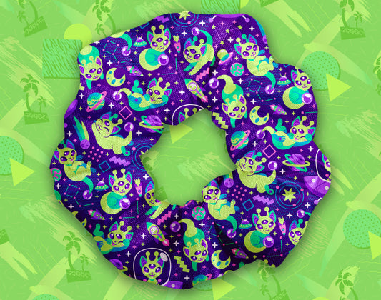 Alien Cat Scrunchie