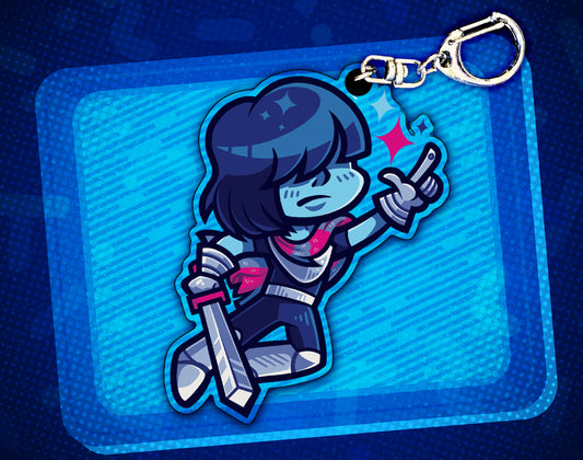 Kris 2.5" Acrylic Charm