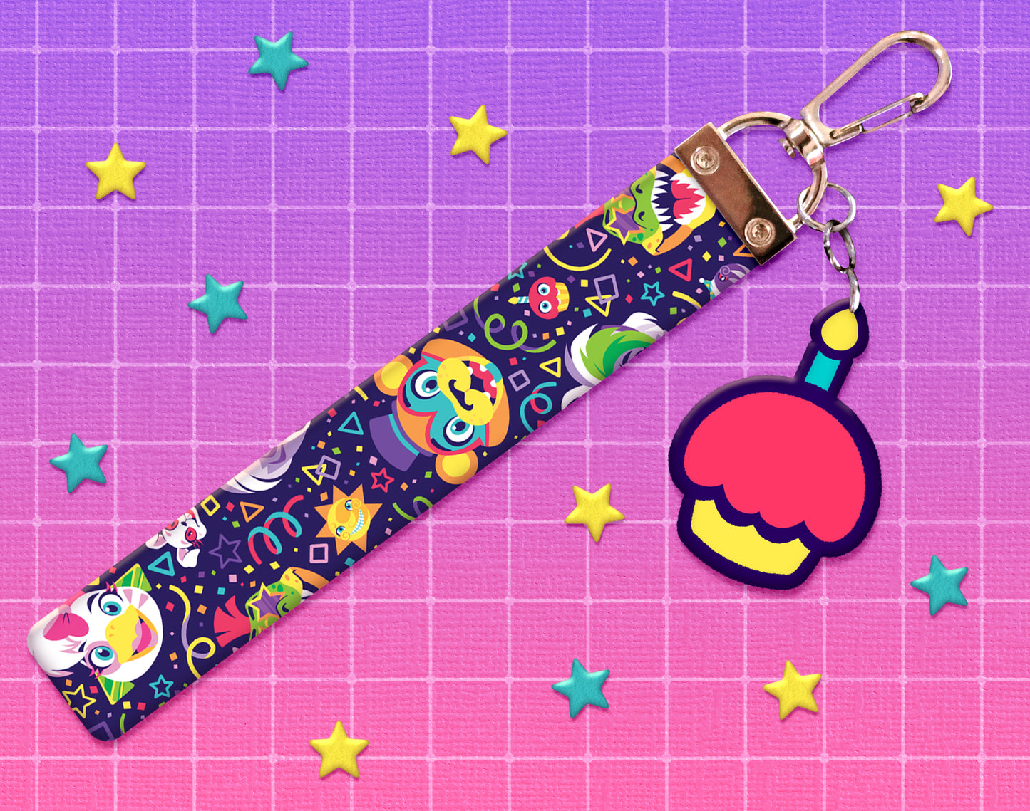 Security Breach Lanyard Wristlet