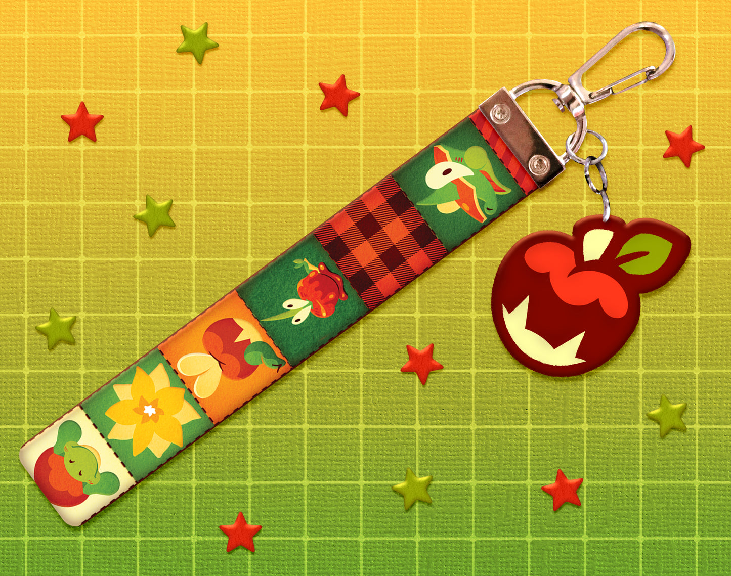 Applin Family Lanyard Wristlet