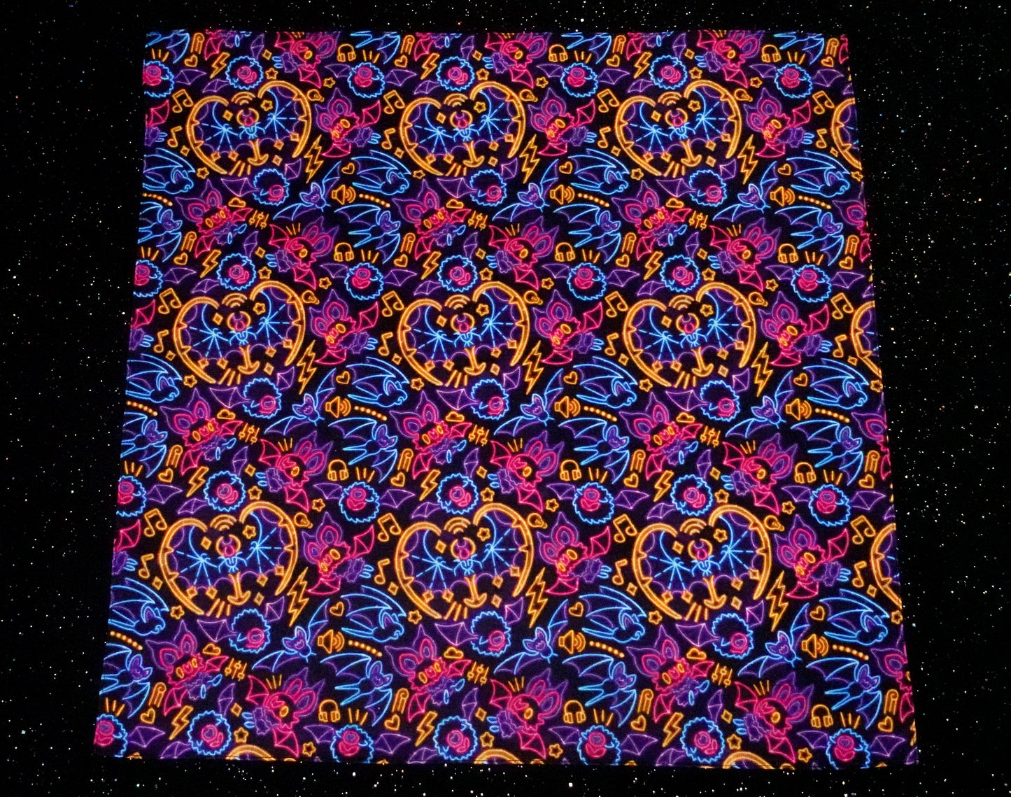 Neon Bats Bandana
