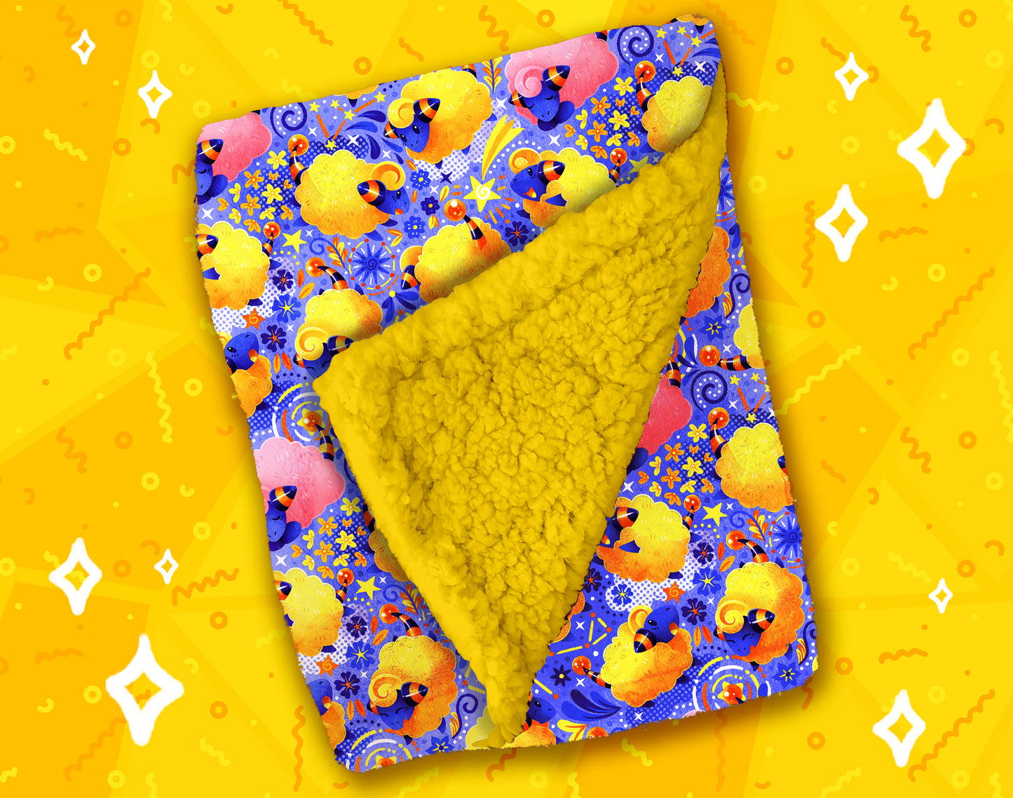 Mareep Meadows Blanket