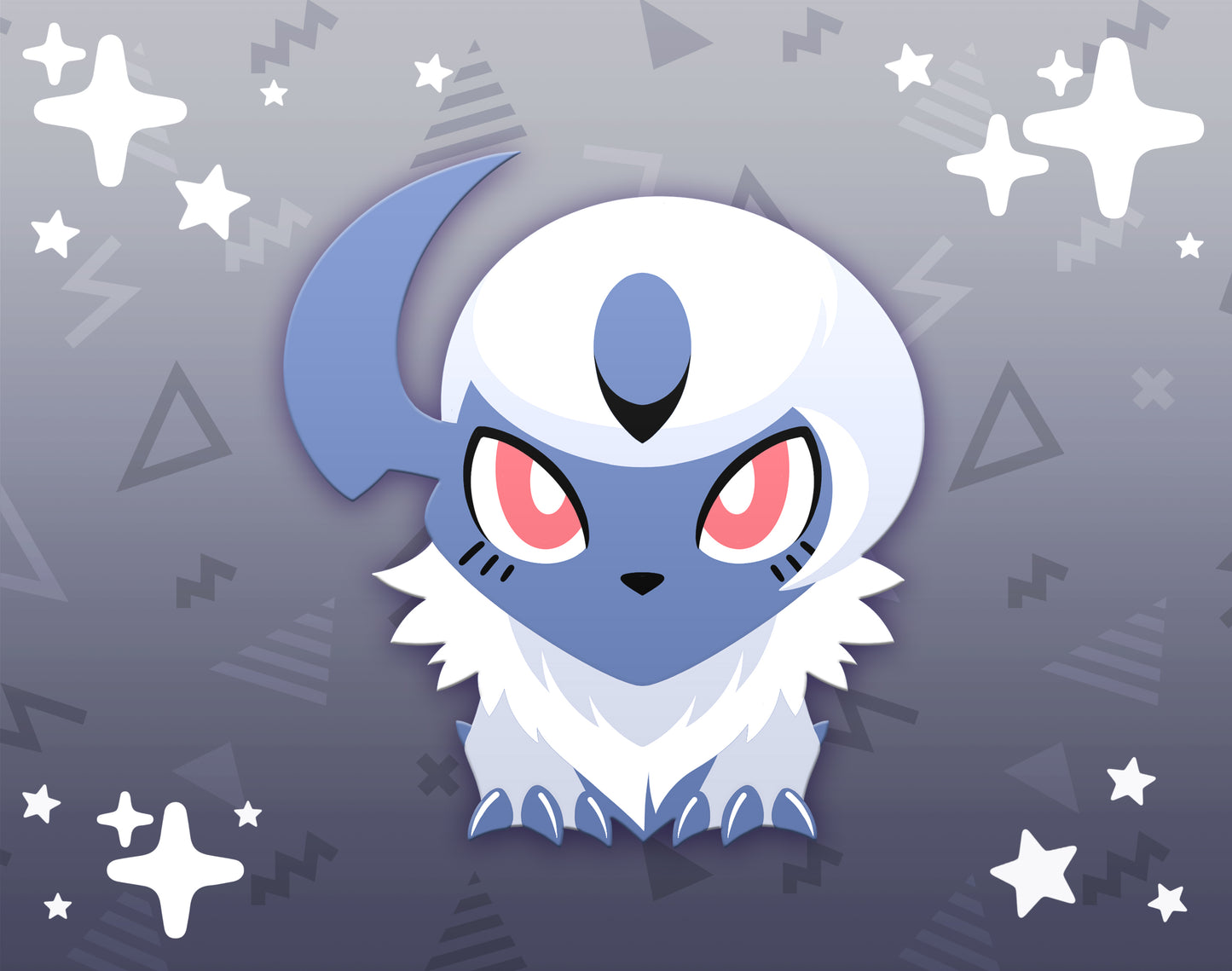 Absol Dyed Enamel Pin