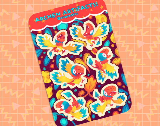 Archen Artifacts Sticker Sheet