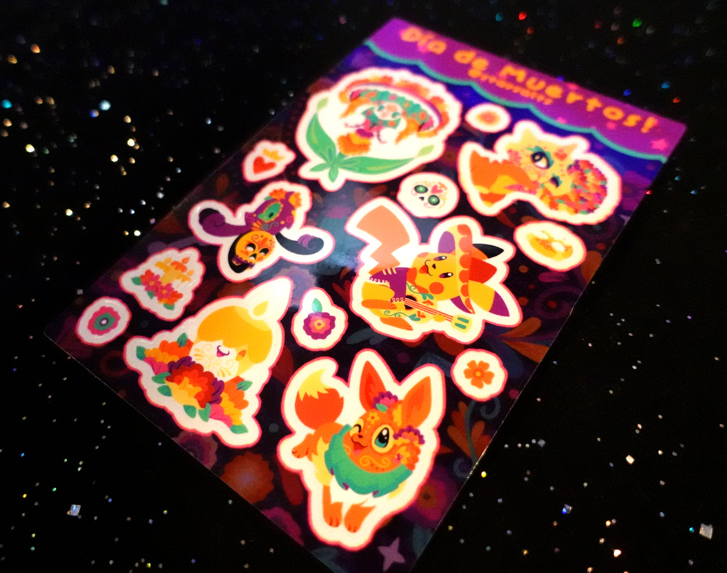 Día De Los Muertos Sticker Sheet