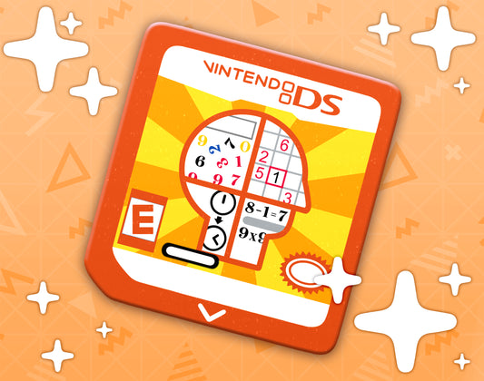 Brain Age DS Dyed Enamel Pin