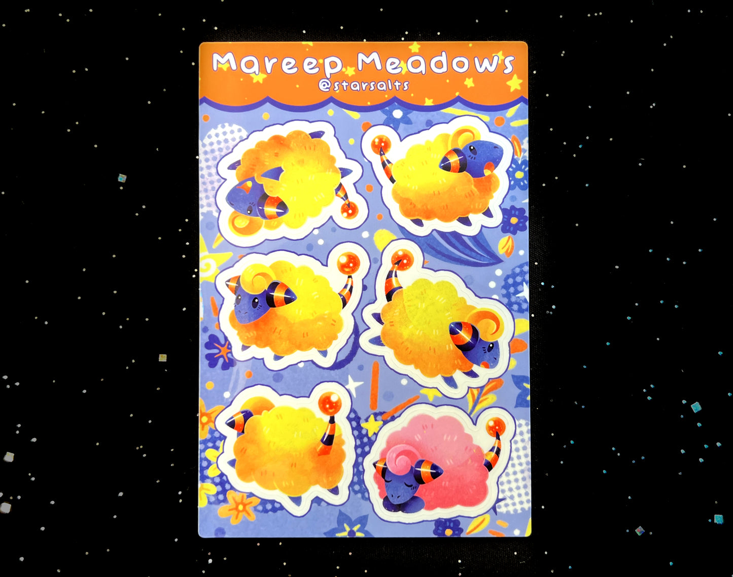 Mareep Meadows Sticker Sheet