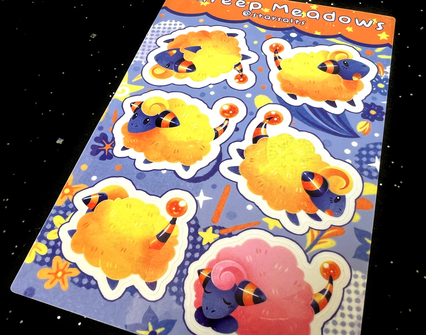 Mareep Meadows Sticker Sheet
