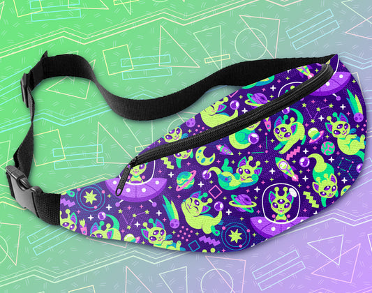 Alien Cat Fanny Pack