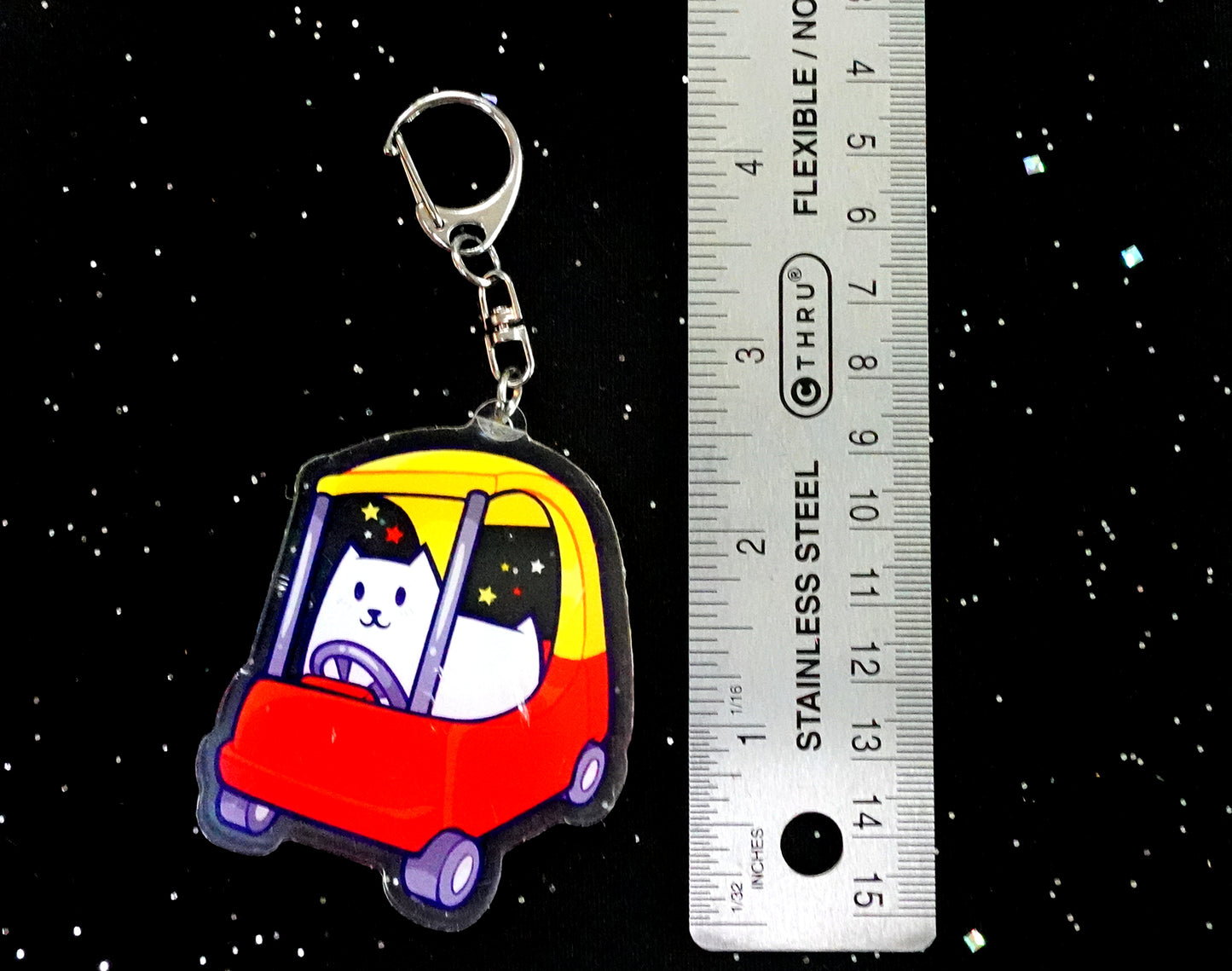 Annoying Dog 2.5" Acrylic Charm