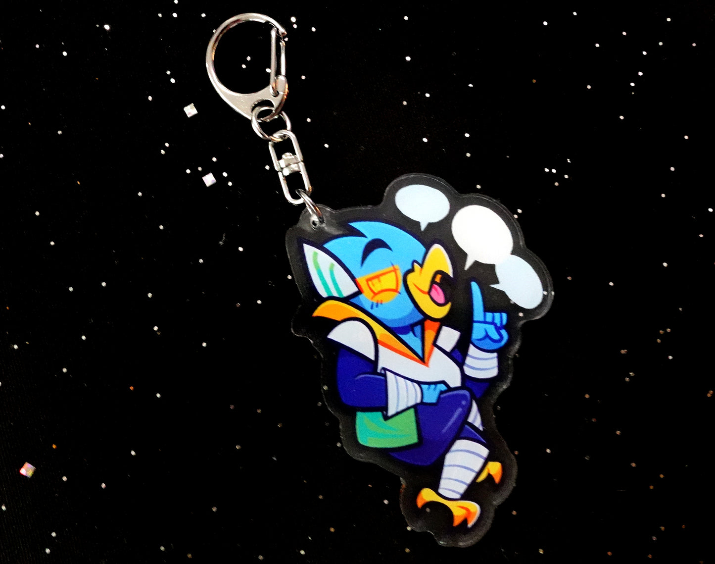 Berdly 2.5" Acrylic Charm