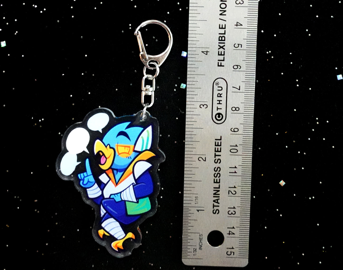Berdly 2.5" Acrylic Charm