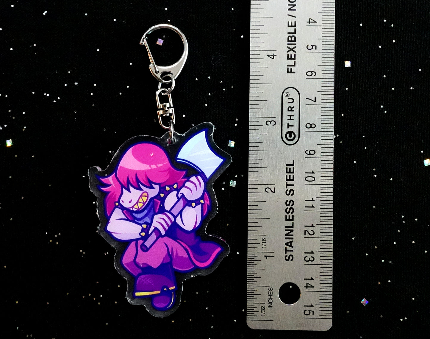 Susie 2.5" Acrylic Charm
