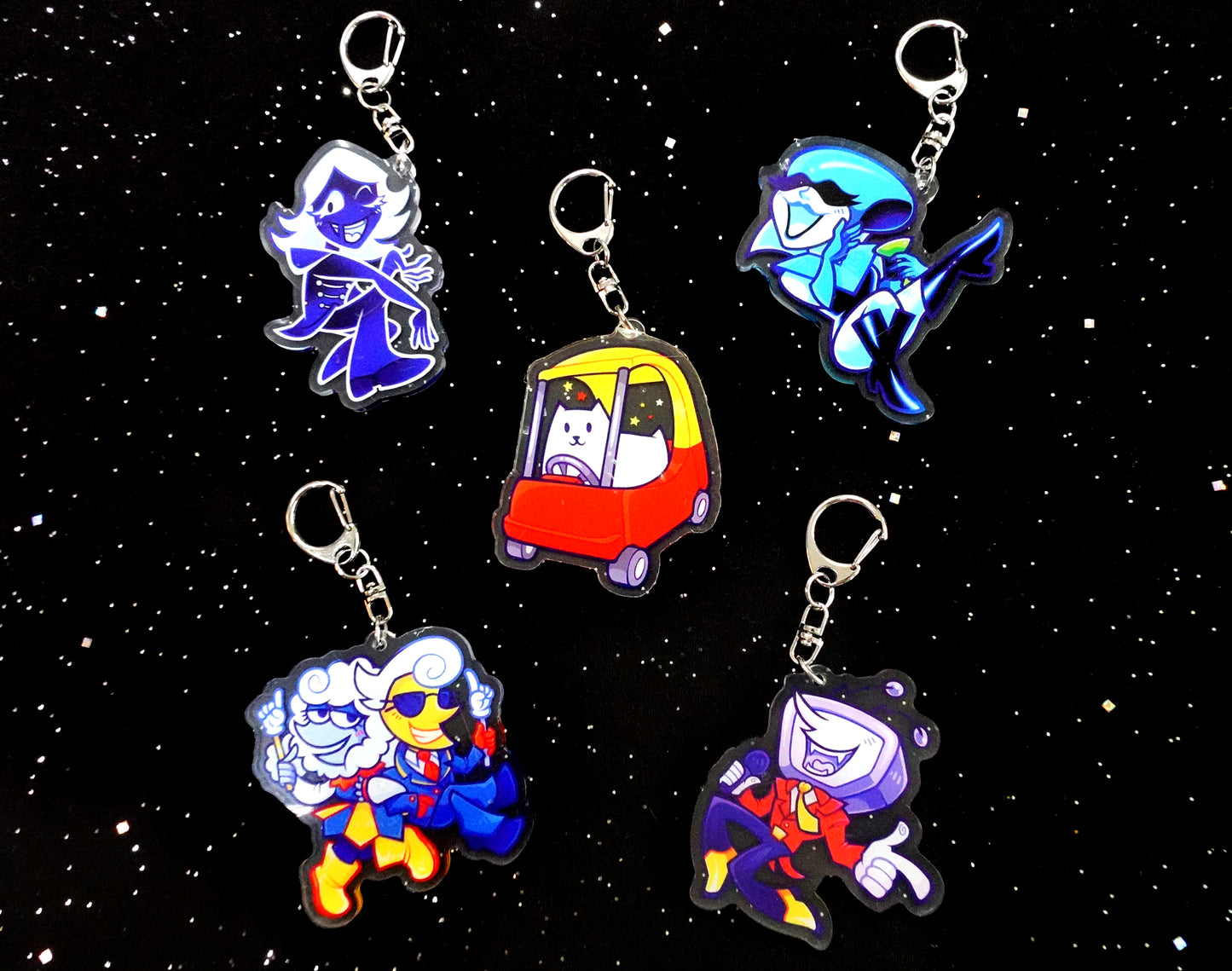 Berdly 2.5" Acrylic Charm