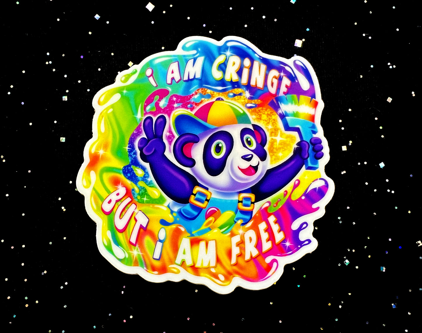 Cringe But Free Sticker
