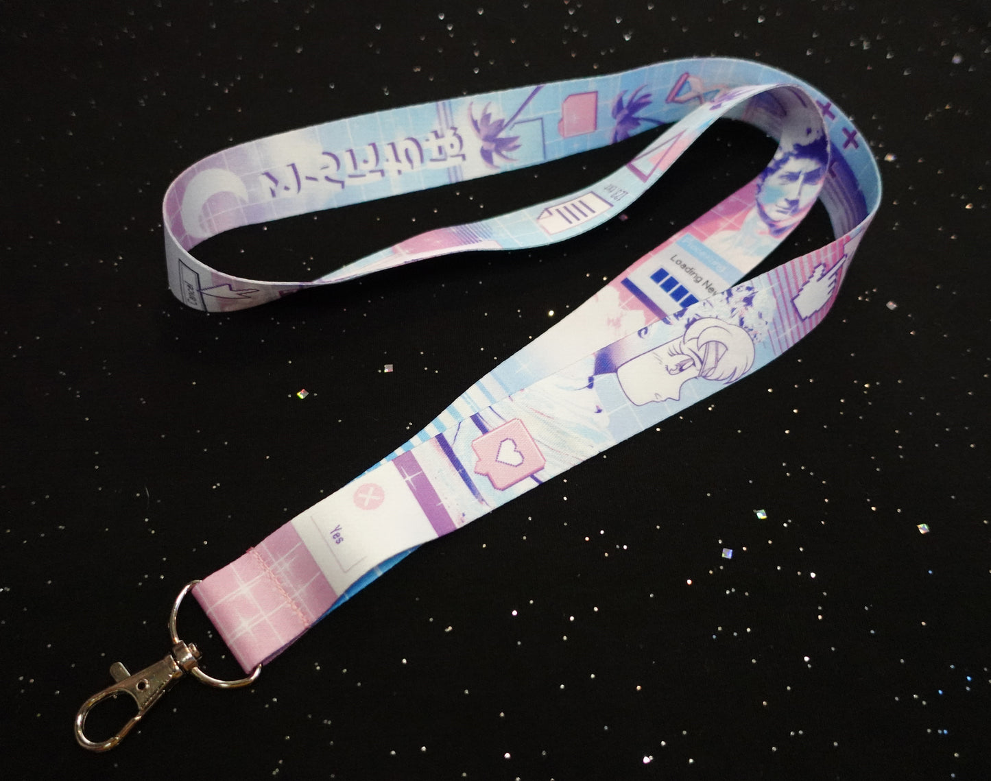 Vaporwave Lanyard