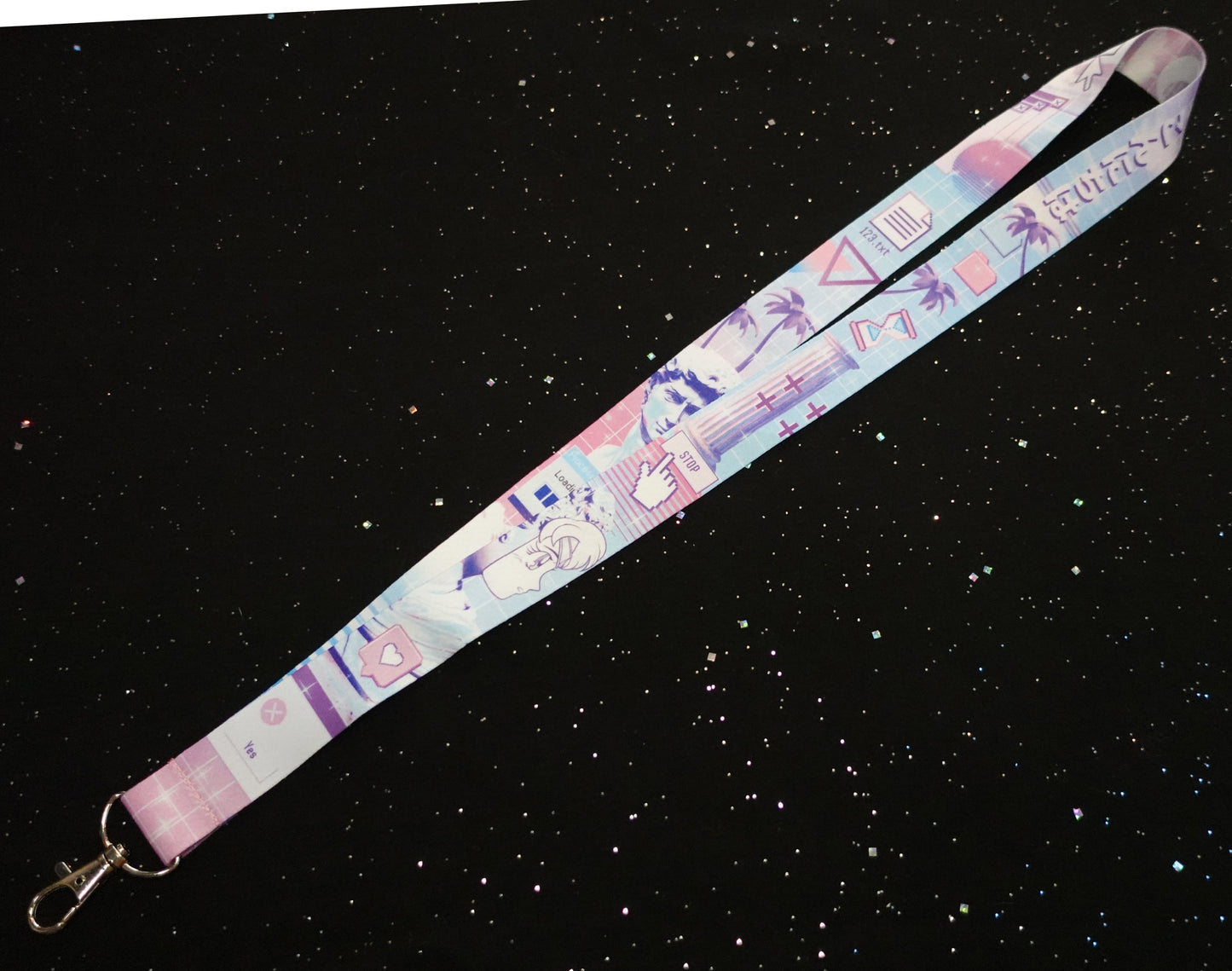 Vaporwave Lanyard