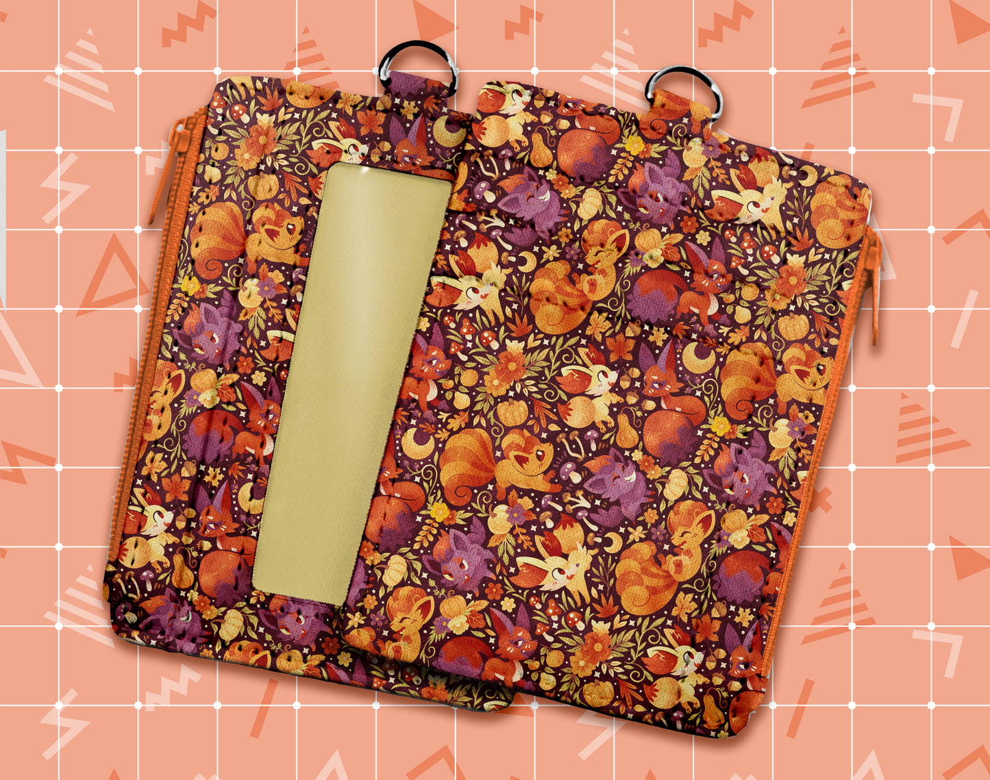 Forest Foxes ID Wallet + Lanyard