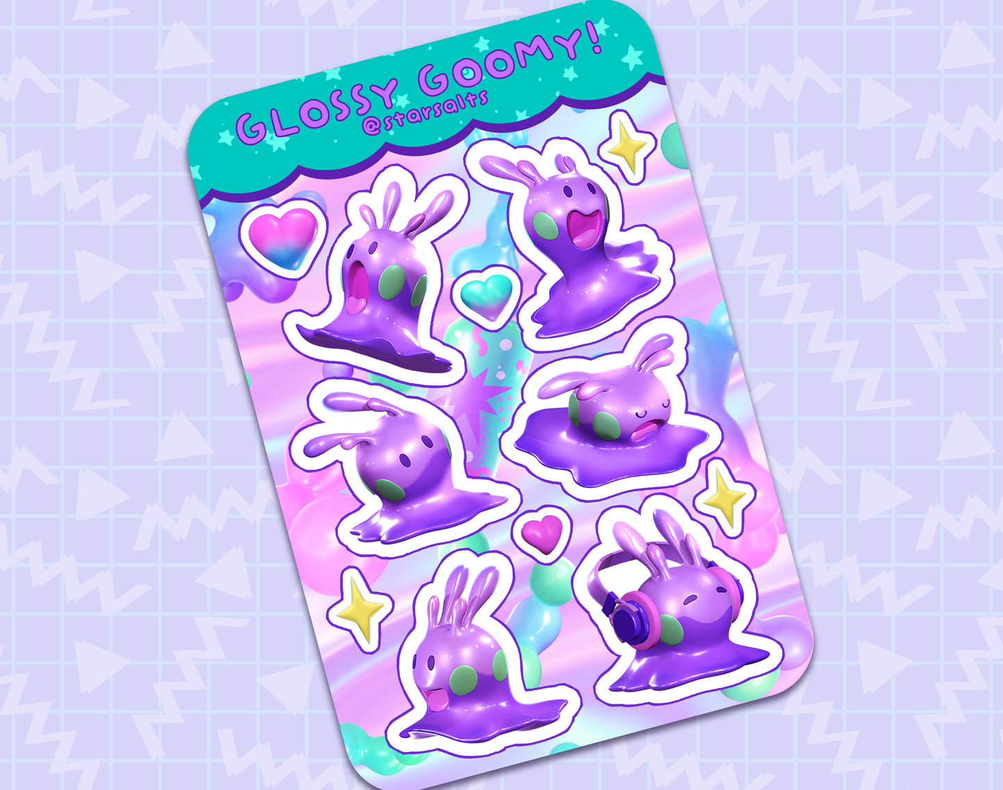 Glossy Goomy Sticker Sheet