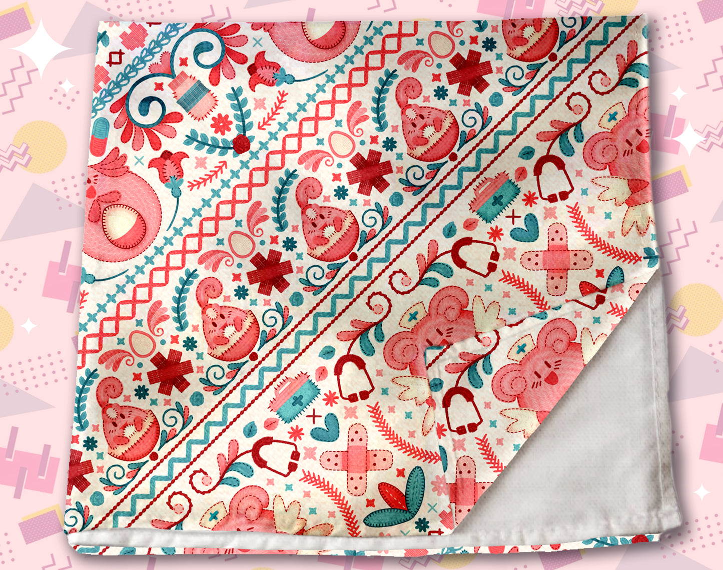 Cross Stich Chansey Bandana