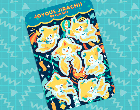 Joyous Jirachi Sticker Sheet
