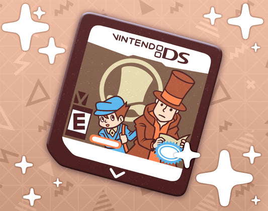 Professor Layton DS Dyed Enamel Pin