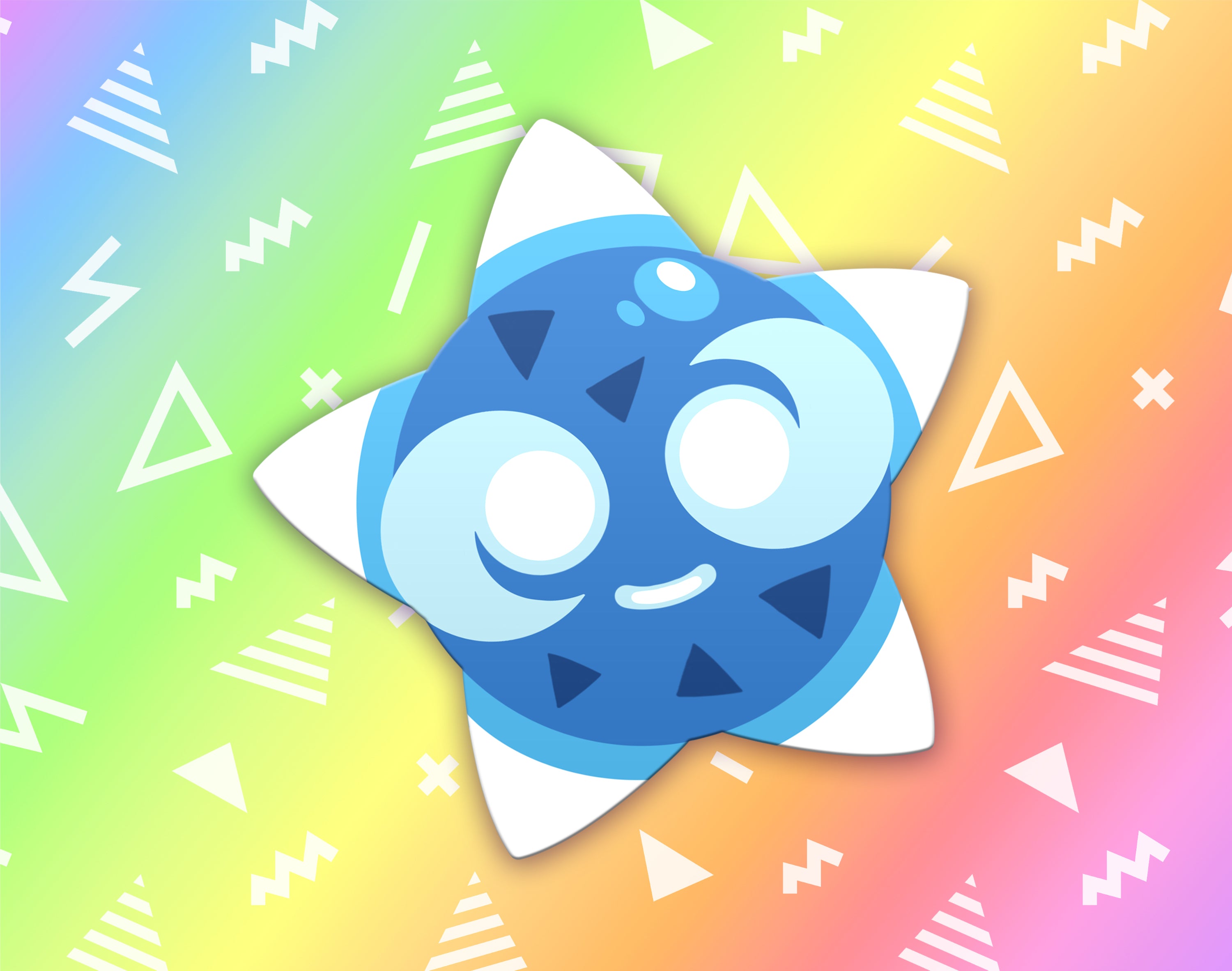 Minior (Blue) Dyed Enamel Pin – Star⭑Salts