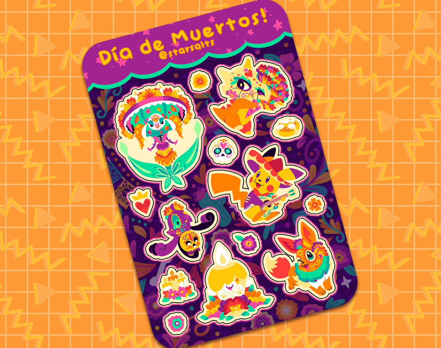 Día De Los Muertos Sticker Sheet