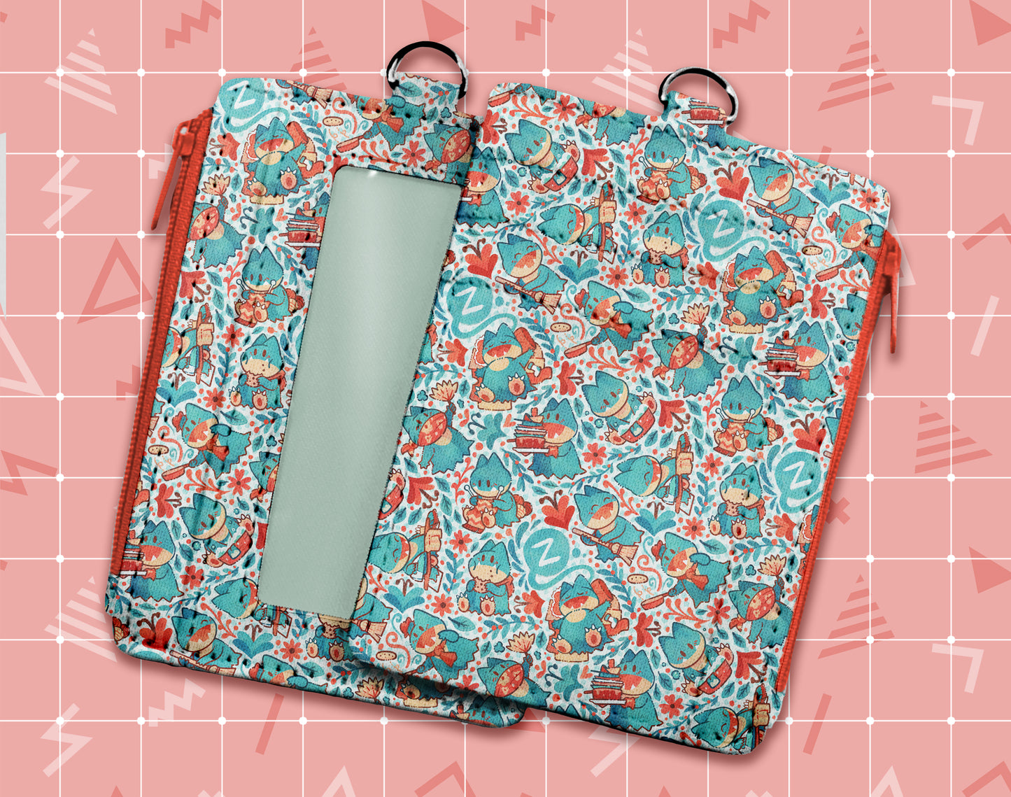 Many Munchlax ID Wallet + Lanyard