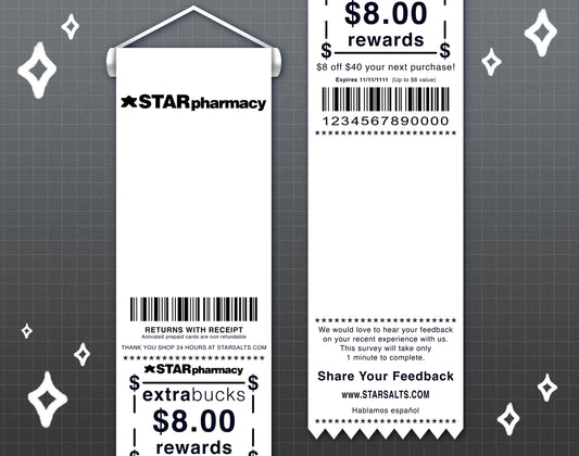 Incredibly Long Receipt Pin Banner