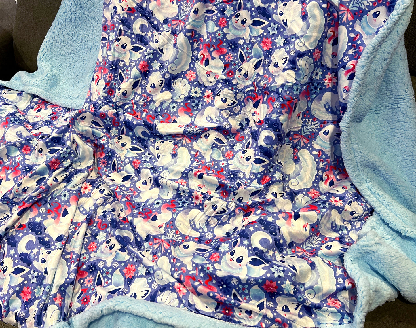 Frosty Foxes Blanket