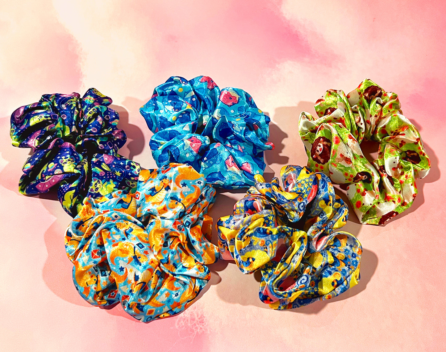 Alien Cat Scrunchie