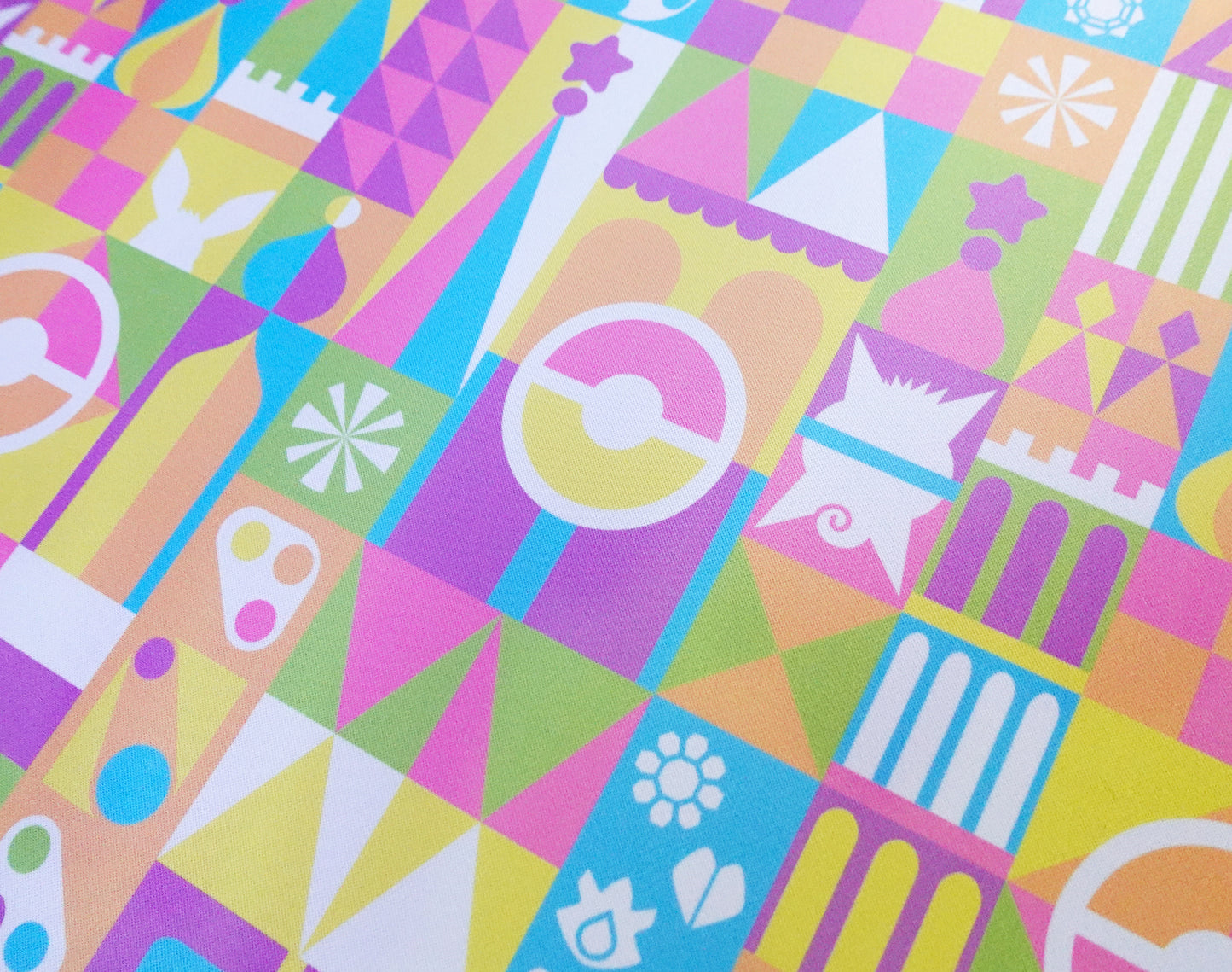 Small Poke'World Jumbo Desk Mat