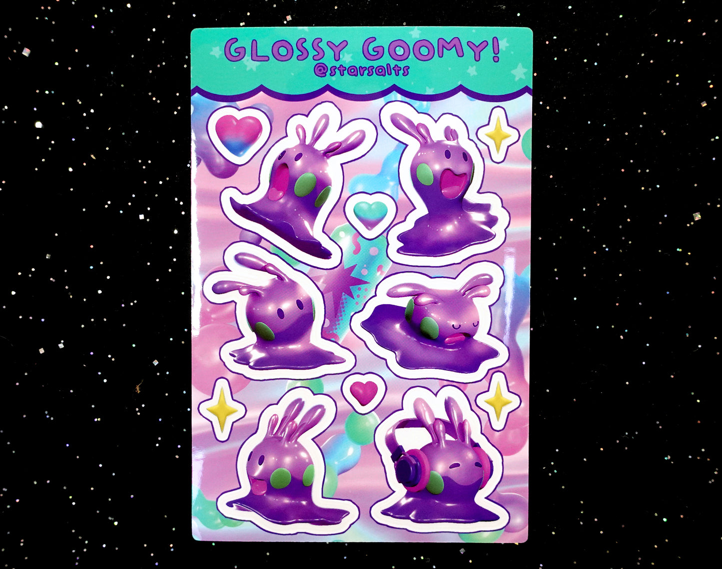 Glossy Goomy Sticker Sheet