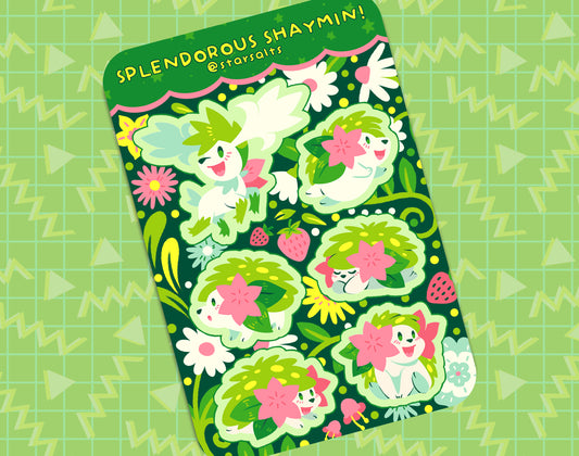 Splendorous Shaymin Sticker Sheet