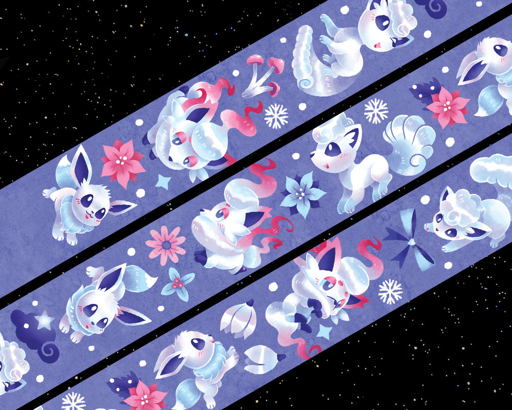 Frosty Foxes Lanyard