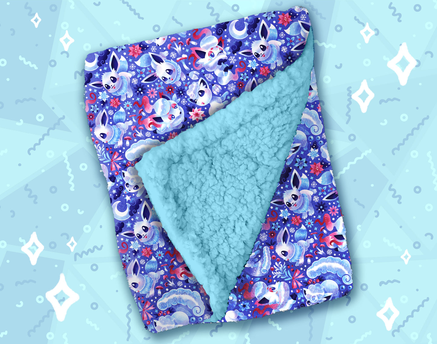 Frosty Foxes Blanket