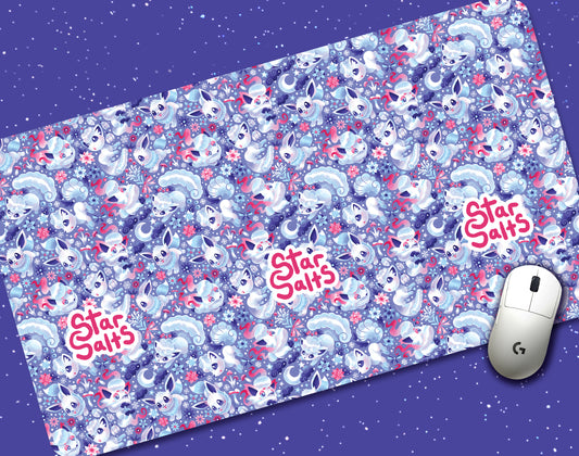 Frosty Foxes Jumbo Desk Mat