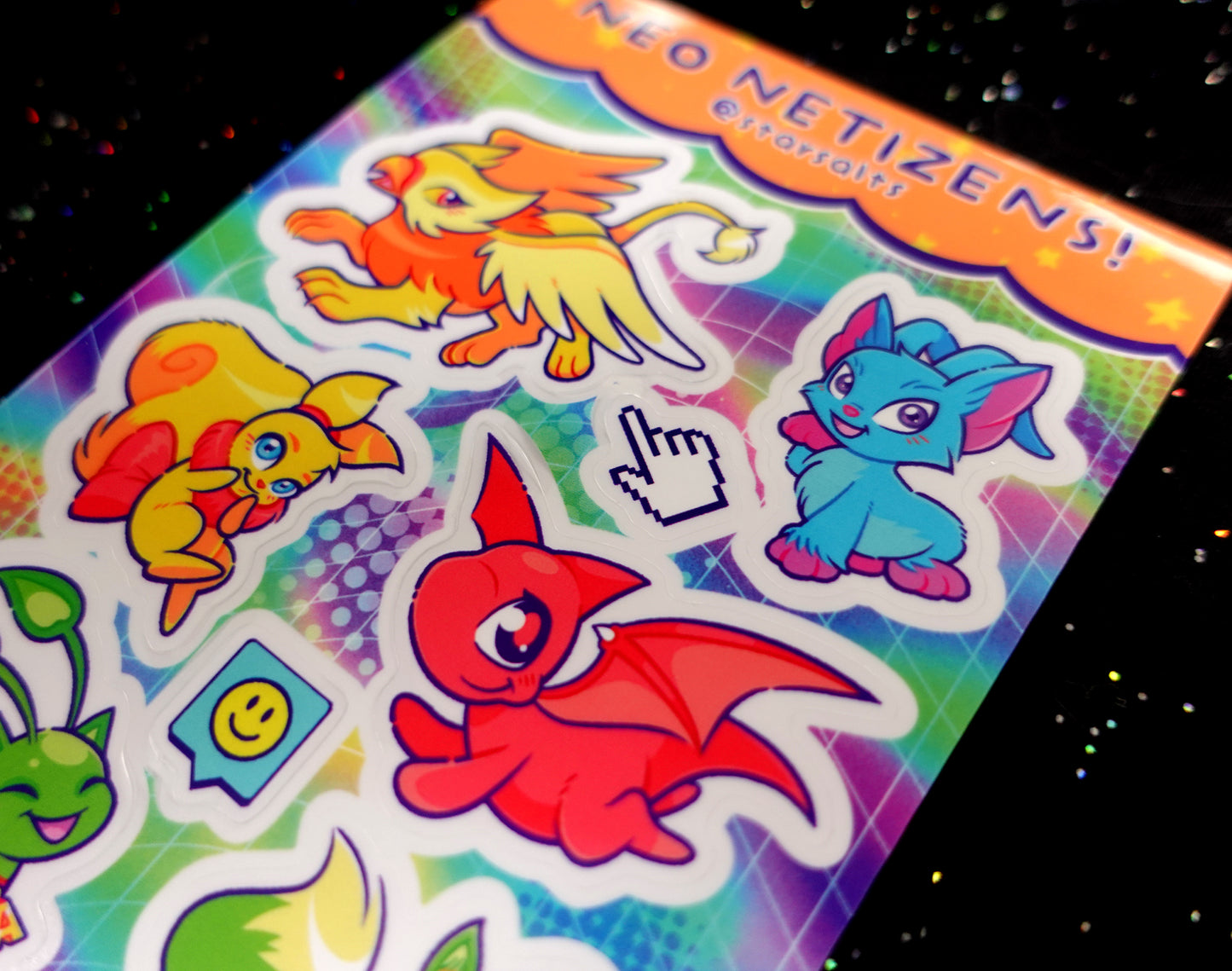 Neopet Netizens Type A Sticker Sheet