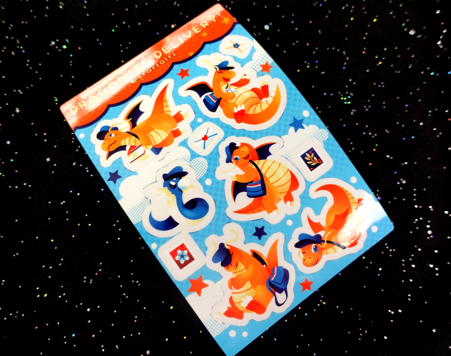 Dragonite Delivery Sticker Sheet