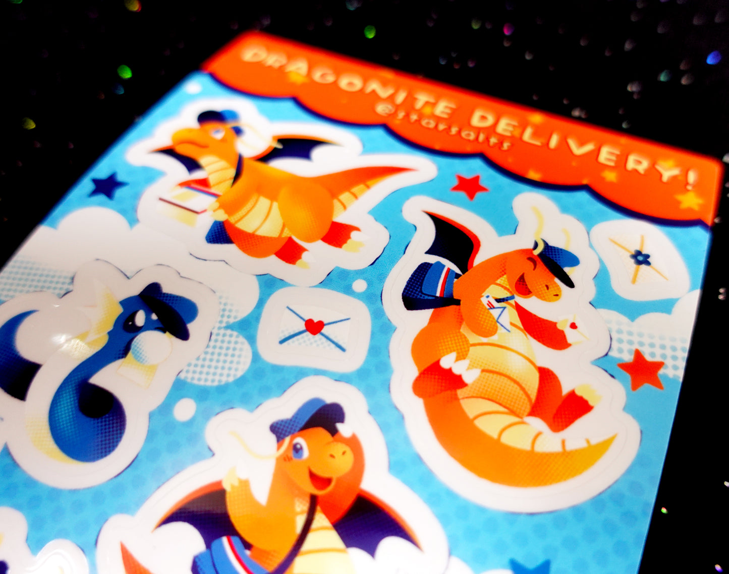 Dragonite Delivery Sticker Sheet