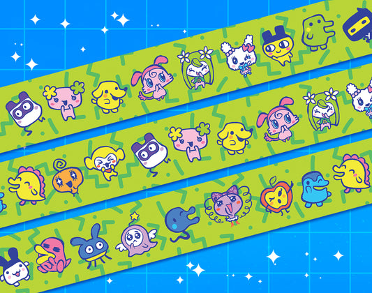 Tamagotchi TIme Washi Tape