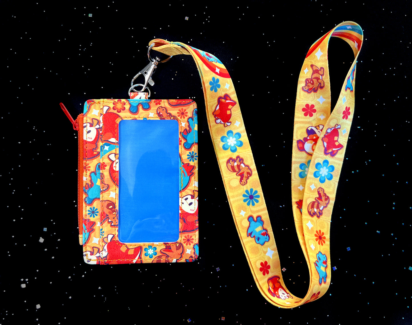Crocodile Rock ID Wallet + Lanyard
