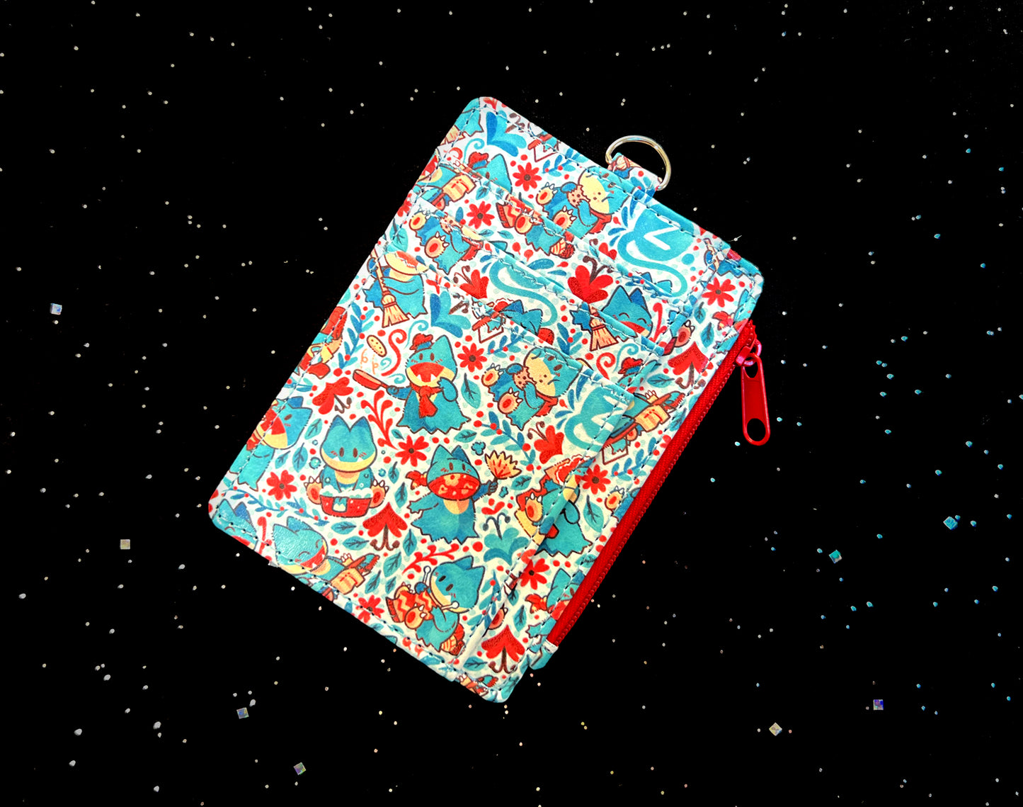 Many Munchlax ID Wallet + Lanyard