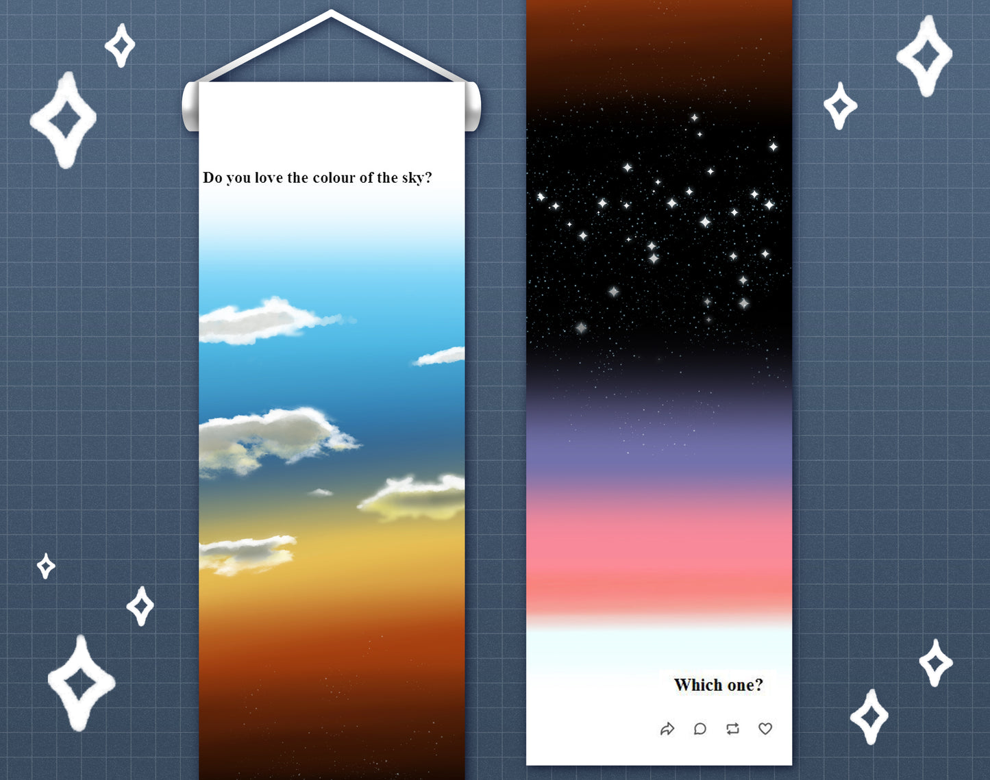 Colour of the Sky Pin Banner