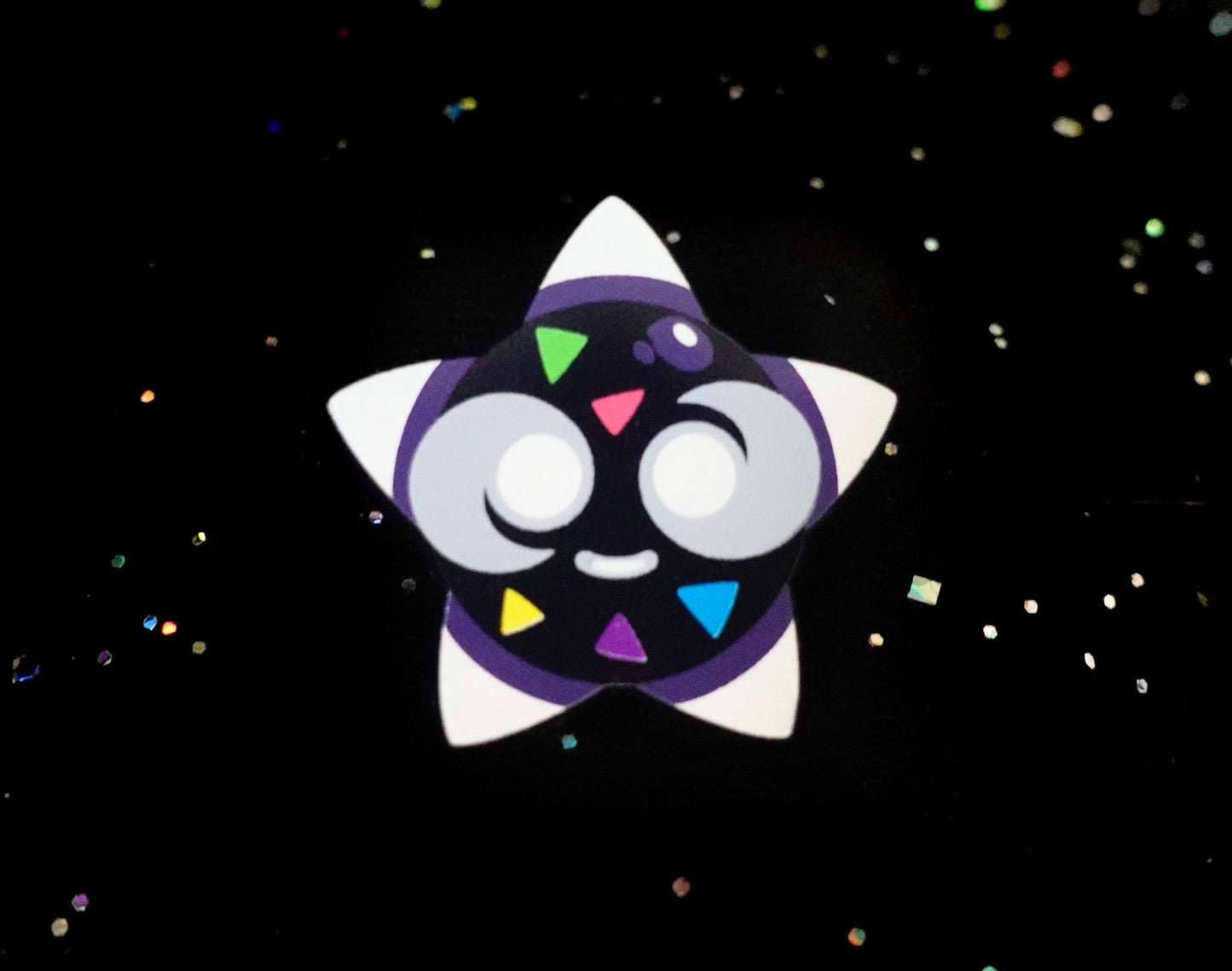 Minior (Shiny) Dyed Enamel Pin