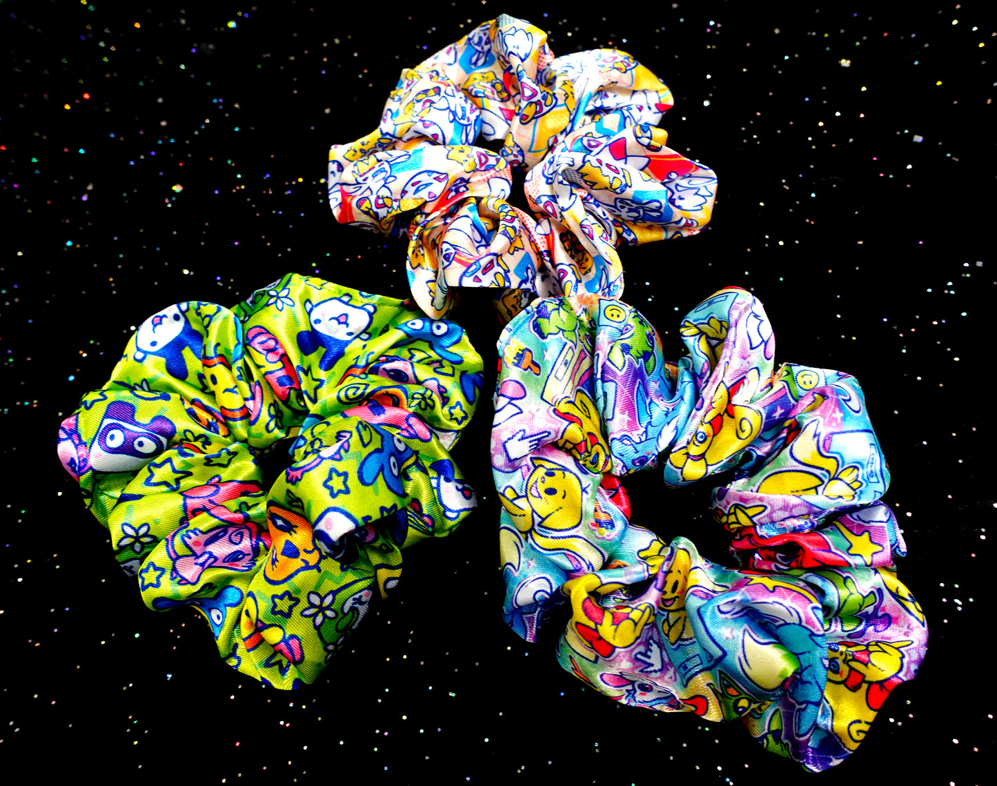 Alien Cat Scrunchie