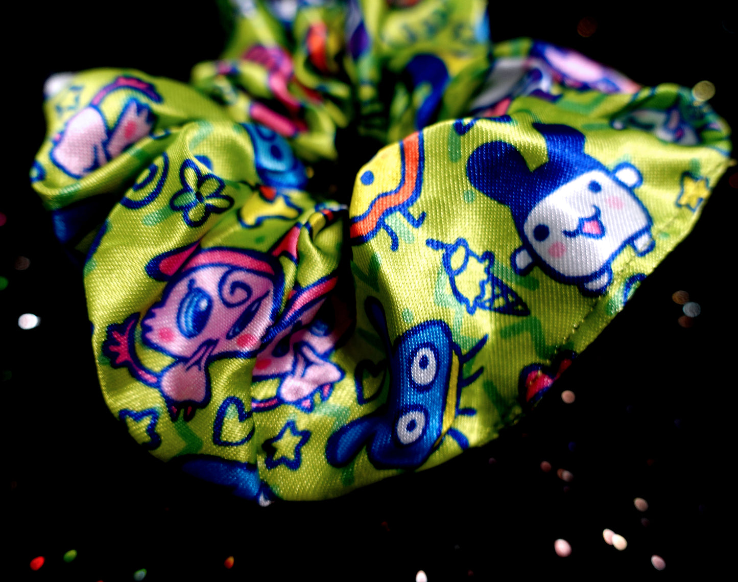 Tamagotchi Time Scrunchie